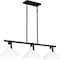 Quoizel Brink Linear Chandelier 3 Lights Matte Black BIK338MBK - alternate 1